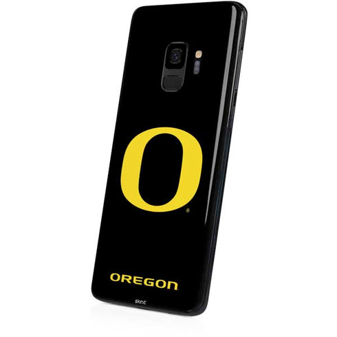 University of Oregon Ducks Black Gradient Galaxy S9 Skin